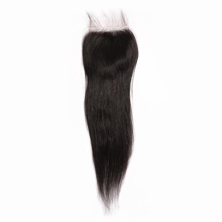 4x4 HD straight hair closure